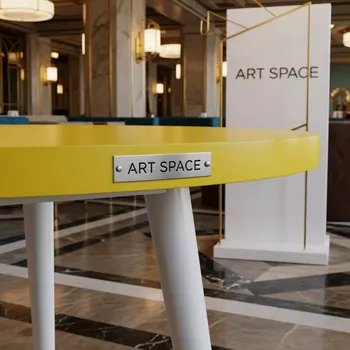 Аренда Стол Mid yellow & white в ресторане «D.O.M» — ART SPACE