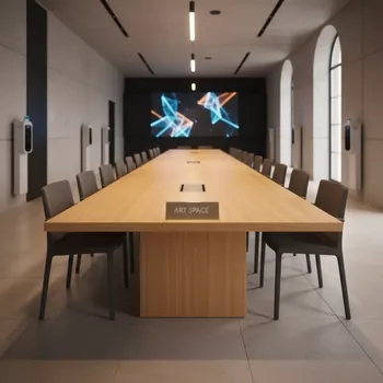 Аренда Стол Лидер 2 2700х900 золотой бук в Karat Resort — ART SPACE