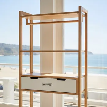 Аренда Стеллаж Нила лофт 2 белых ящика массив в пляжном клубе Del Mar — ART SPACE