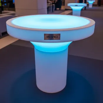 Аренда Стол коктейльный светодиодный LED в санатории «Октябрьский» — ART SPACE