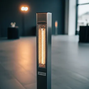 Аренда Обогреватель напольный электрический H?gett Gaea Aluminum на вилле «Анна» — ART SPACE