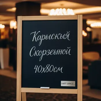 Аренда Промостойка с меловой поверхностью 40х80 5403LW в Green Flow Hotel — ART SPACE