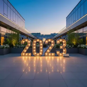 Аренда Цифры с гирляндами в City Park Hotel Sochi — ART SPACE