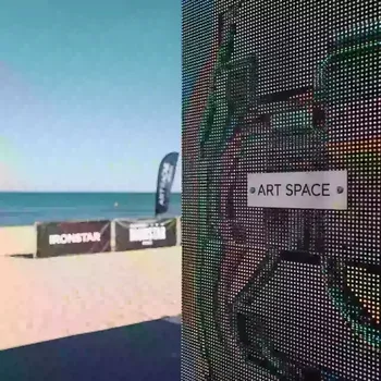Аренда Экран LED 2х1 м P2.5 на пляже «Маяк» — ART SPACE