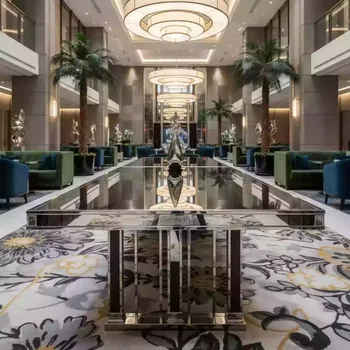 Аренда Стол Pablo 2,4х1,2 м серебро зеркало в Green Flow Hotel — ART SPACE
