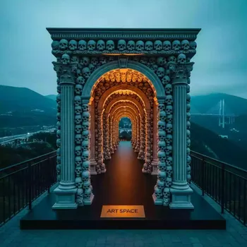 Аренда Туннель черепов в Skypark Sochi — ART SPACE