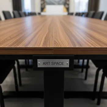 Аренда Стол Лидер 2 1800x800 орех черный кромка ПВХ в City Park Hotel Sochi — ART SPACE