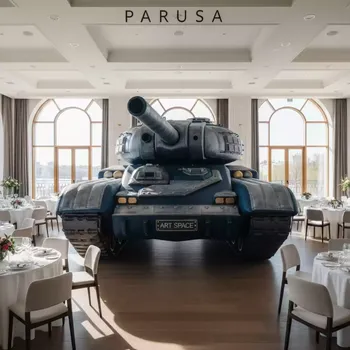 Аренда Пневмофигура Танк в ресторане «Паруса» — ART SPACE