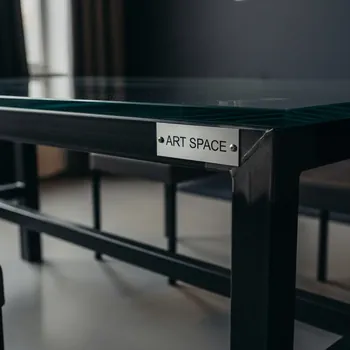 Аренда Стол Гаити столешница стекло 200х100 в Boutique Hotel PORTUM 1905 — ART SPACE