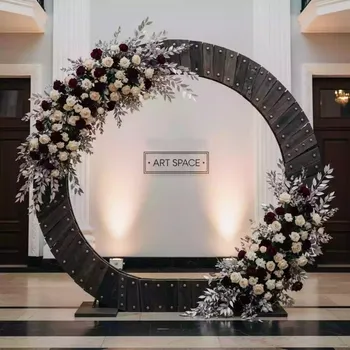 Аренда Арка круглая из дерева с цветами в санатории «Черноморье» — ART SPACE