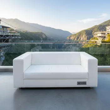 Аренда Диван Кубус белый в Skypark Sochi — ART SPACE
