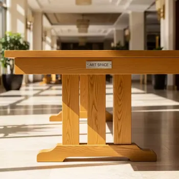 Аренда Стол золотой бук Лидер 2 2400х900 в Radisson Blu Resort & Congress Centre — ART SPACE