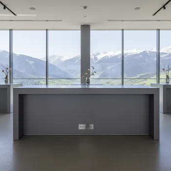 Аренда Фуршетный стол rinfresco gray серый на курорте «Газпром» (Альпика) — ART SPACE