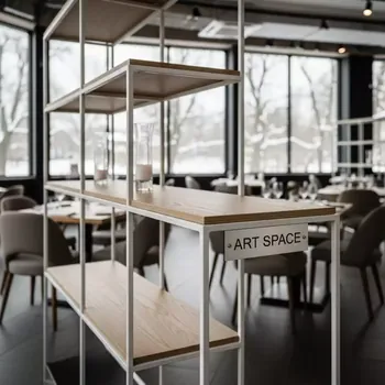 Аренда Стеллажи в ресторане «La Terrazza» — ART SPACE