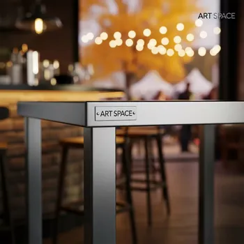 Аренда Подстолье барное 1267EM из нержавеющей стали в ресторане «La Terrazza» — ART SPACE