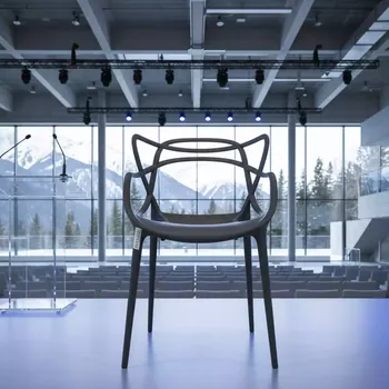 Аренда Стул темно серый Masters в ледовом дворце «Роза Хутор» — ART SPACE