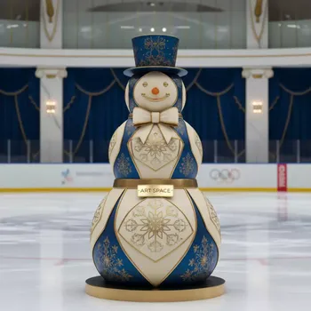 Аренда Снеговик декоративный в ледовом дворце «Роза Хутор» — ART SPACE