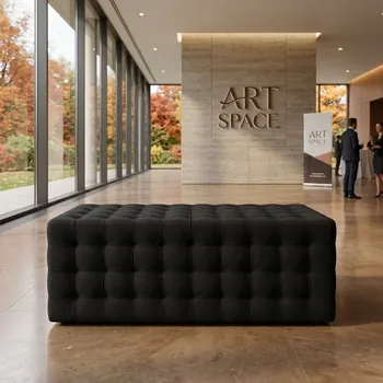 Аренда черной банкетки в Сочи от ART SPACE