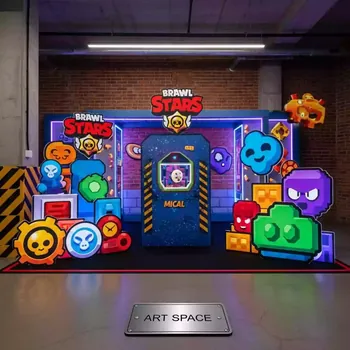 Аренда Фотозона Brawl Stars в зале «Чайка» (Морпорт) — ART SPACE