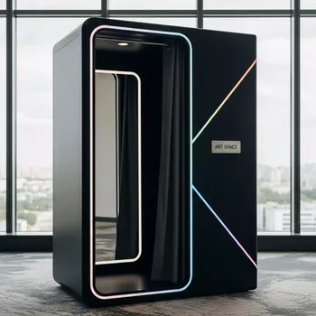 Аренда Примерочная черная 1,6х1,4 м с зеркалом в Маринс Парк Отеле — ART SPACE