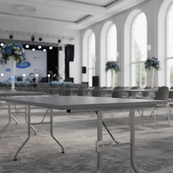 Аренда Складной стол Натали серый в конгресс-холле отеля Жемчужина — ART SPACE