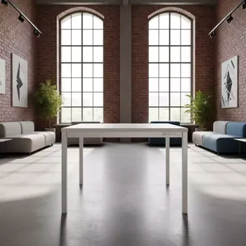 Аренда Стол белый квадратный 70х70 см 02 083WT в Stella di Mosca — ART SPACE