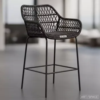Аренда Стул барный плетеный Sorrento в Сочи Парк Отеле — ART SPACE