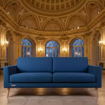 Аренда Диван blue Andrian в усадьбе Голицына — ART SPACE