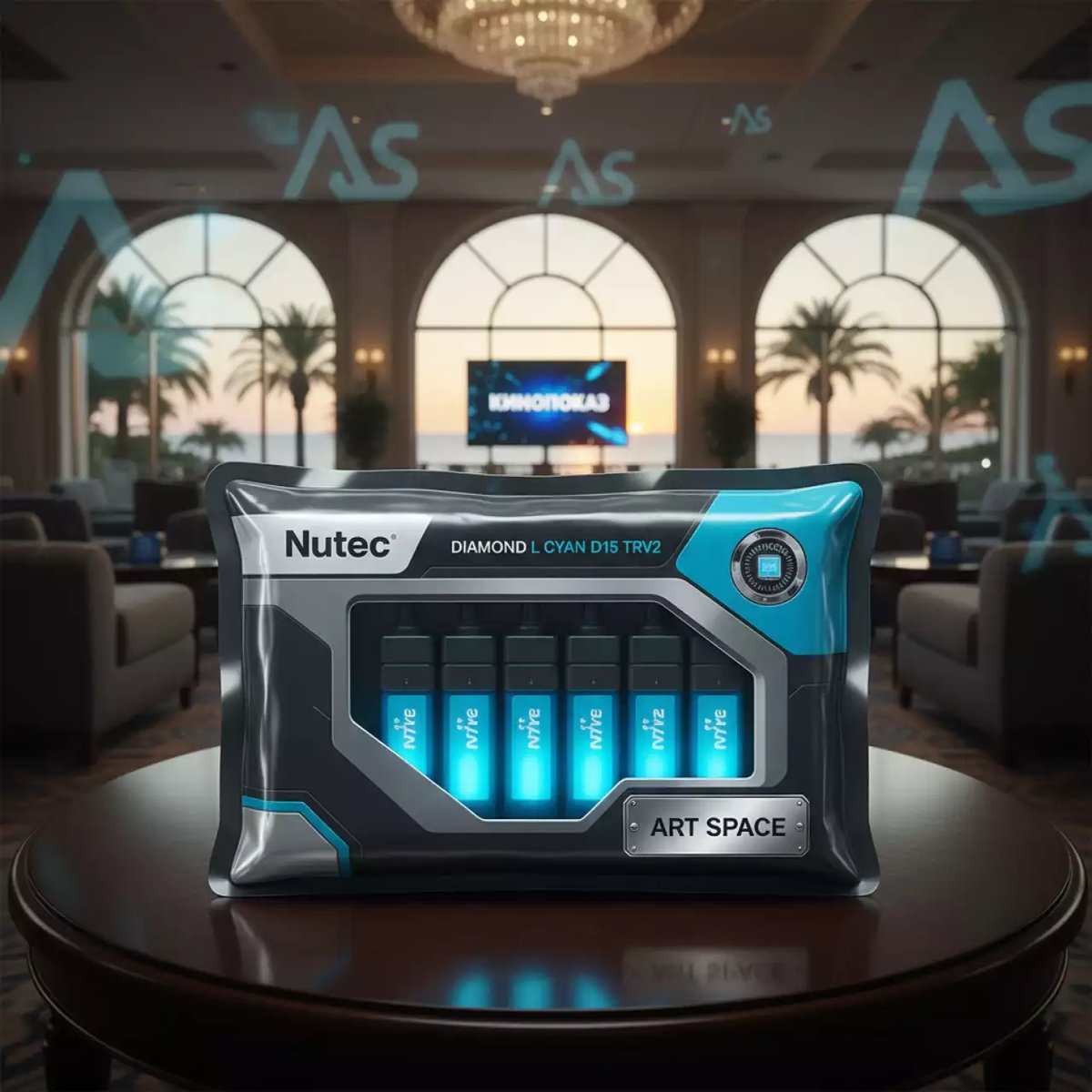 Аренда Чернил Nutec Diamond L Cyan D15 TRV2 в пакетах с чипом в отеле Radisson Lazurnaya — ART SPACE