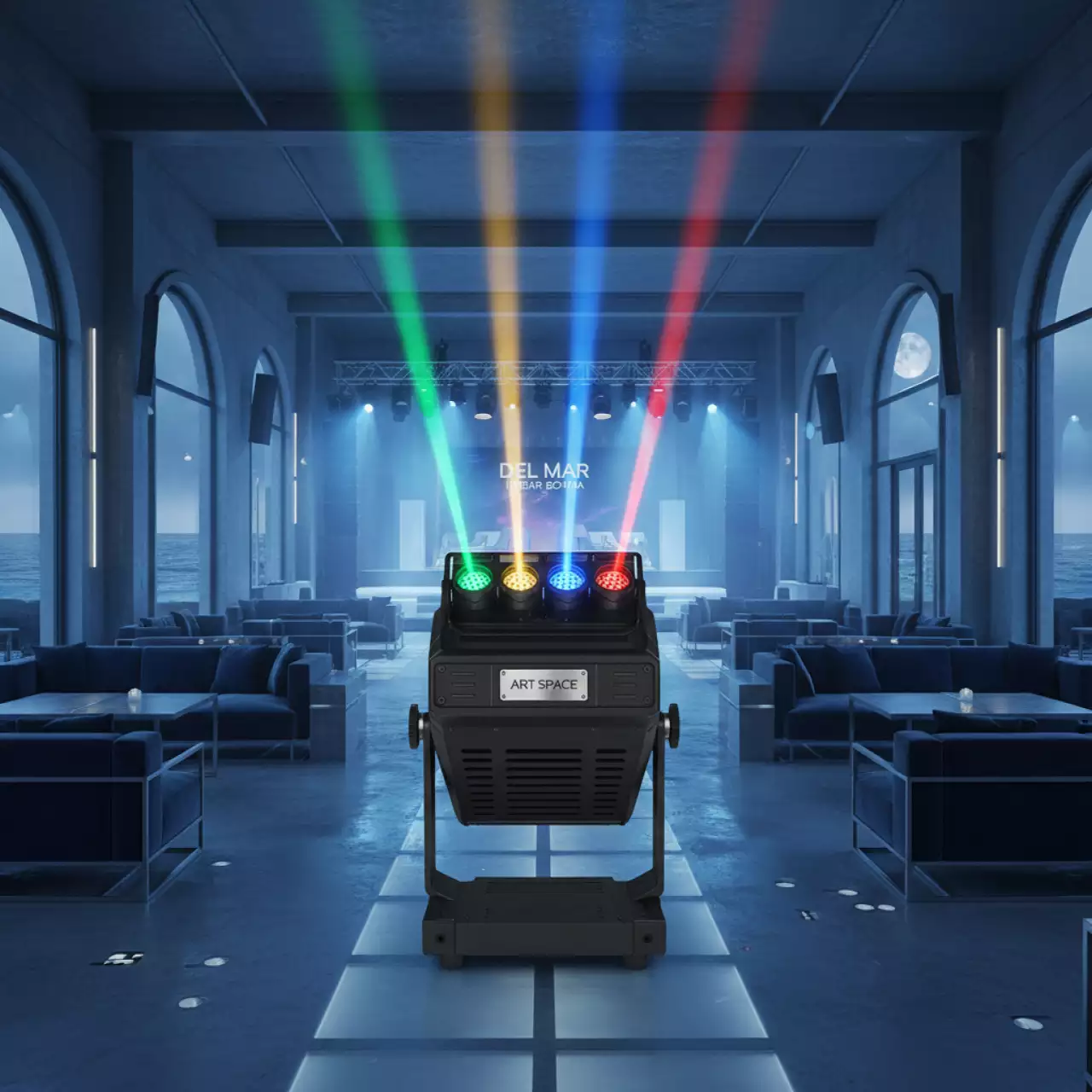 Аренда Эффект световой Showlight LED FX 200 в пляжном клубе Del Mar