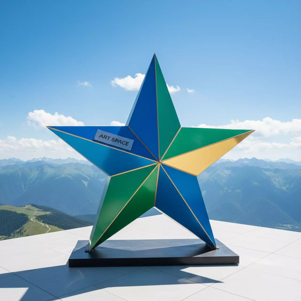 Аренда Фотозона "Звезда" на площадке Rosa Peak (2320м) — ART SPACE