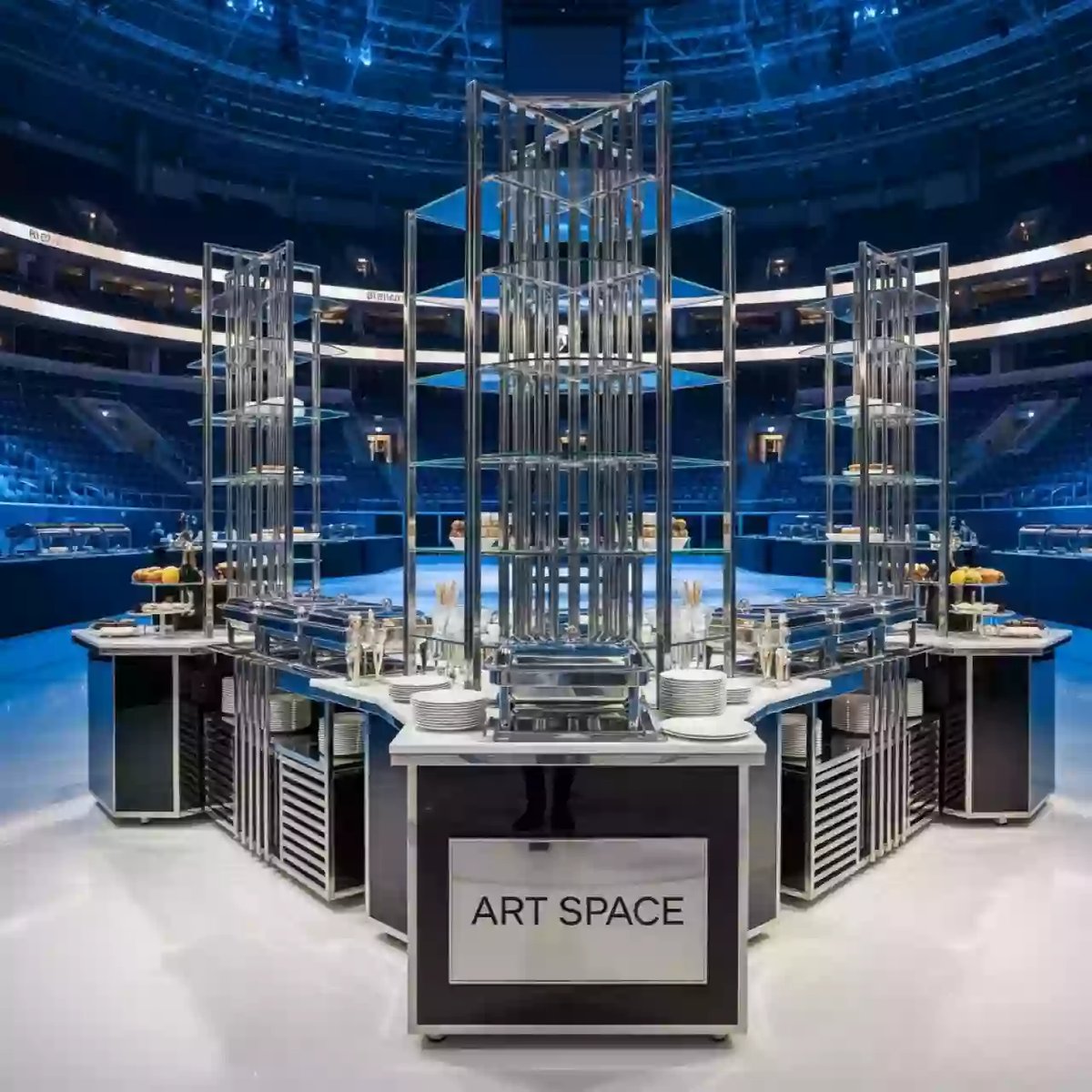 Аренда Фуршетная система Zeiher Skyline Two комплект в ледовом дворце «Большой» — ART SPACE