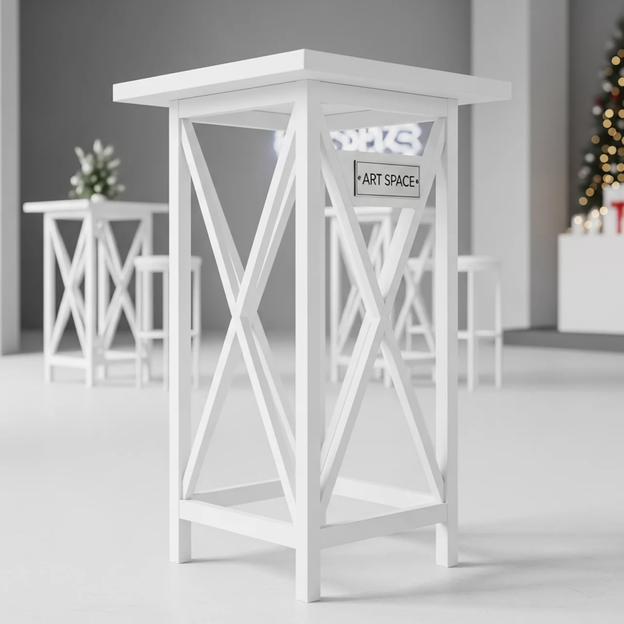 Аренда Фуршетный стол X Loft White в Gamma Sirius — ART SPACE