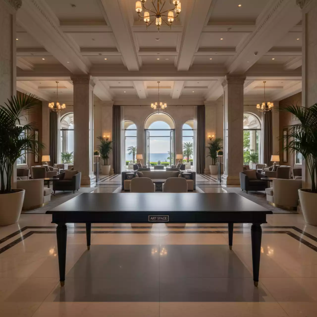 Аренда Интерьерный стол RC9921 150 90 150 B54031 black в Swissôtel Resort Sochi Kamelia — ART SPACE
