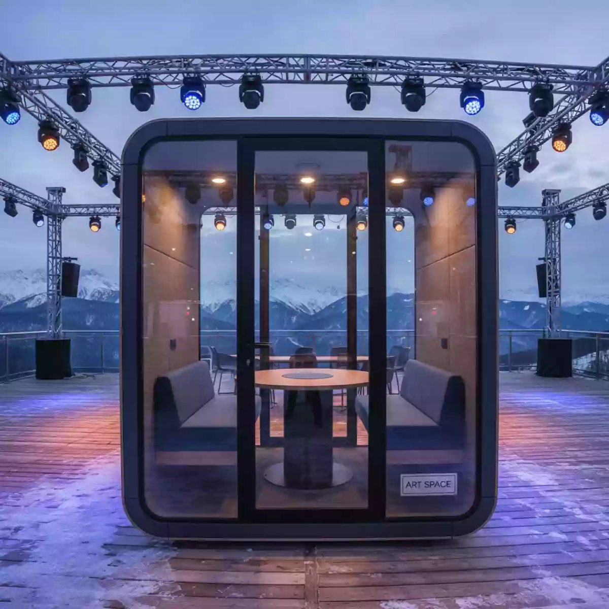 Аренда Кабина офисная акустическая Buddy Hub со столиком в Skypark Sochi
