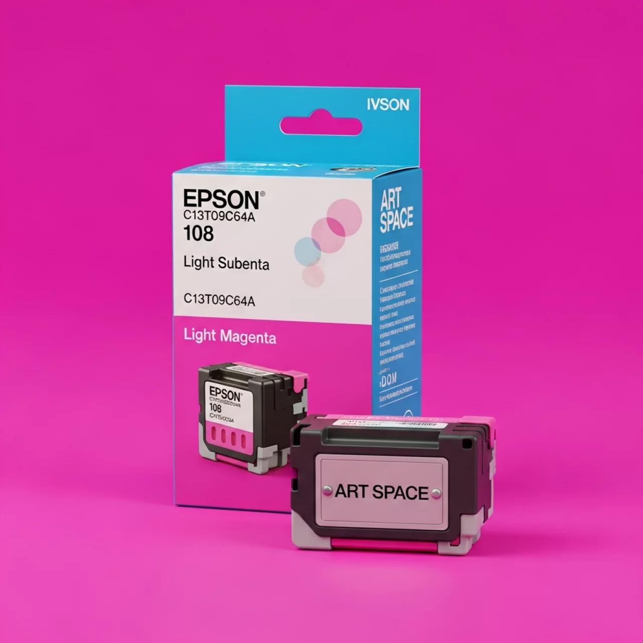 Аренда Картридж Epson 108 светло пурпурный C13T09C64A в ресторане «D.O.M» — ART SPACE