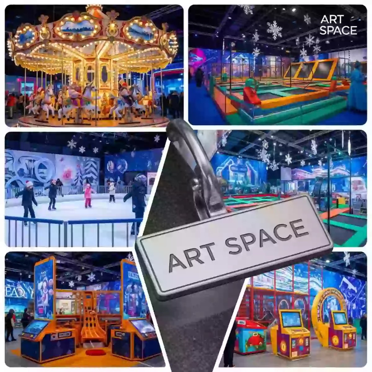 Аренда Каталог зимних аттракционов для помещений в Swissôtel Resort Sochi Kamelia — ART SPACE