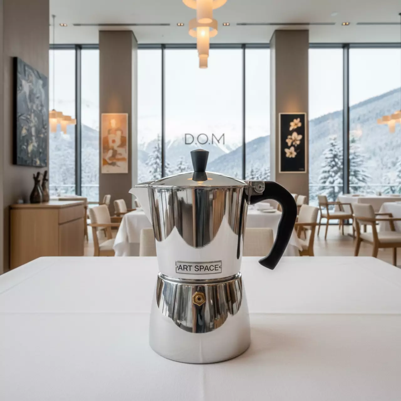 Аренда Кофеварка гейзерная Ritmo Espresso на 2 порции в ресторане «D.O.M» — ART SPACE