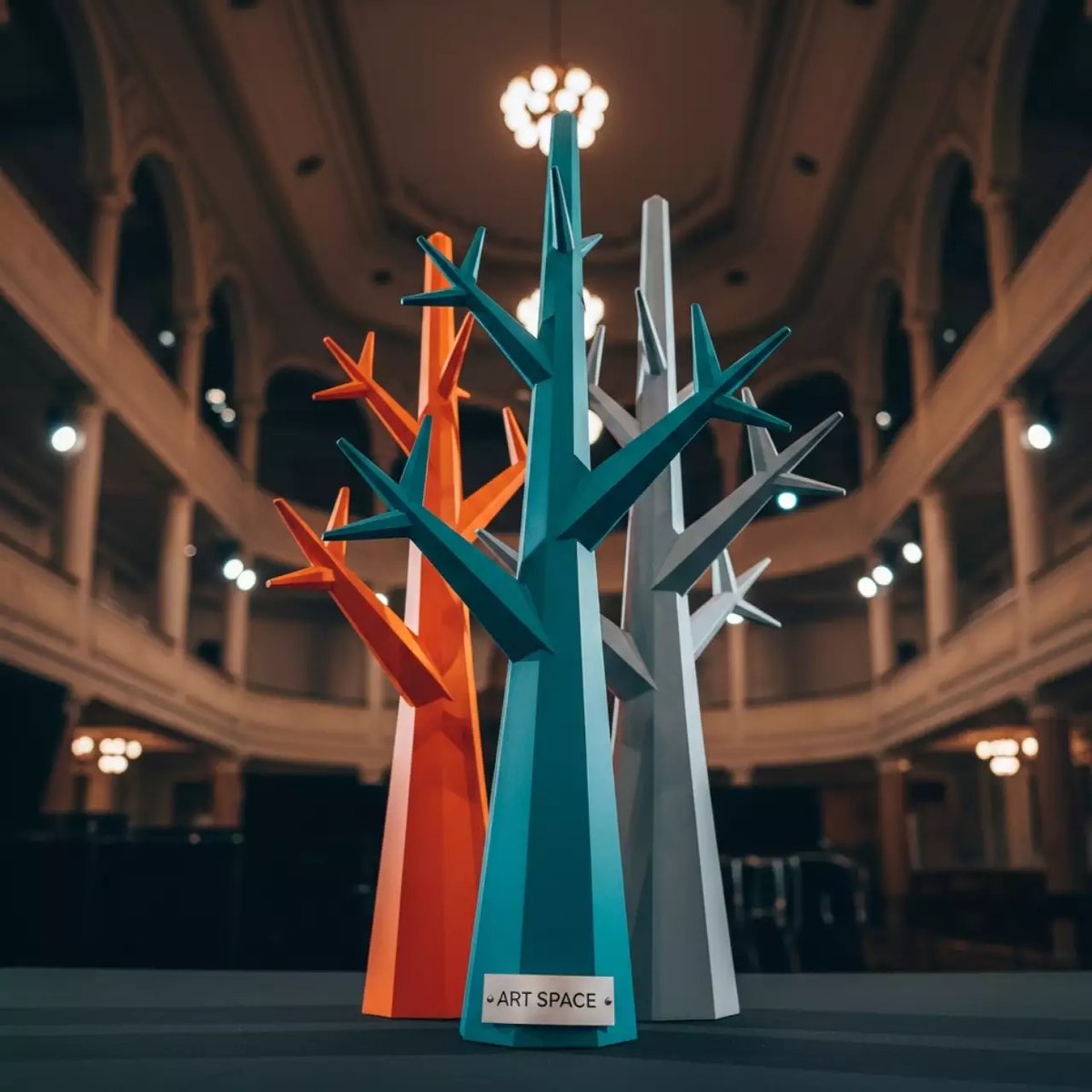 Аренда Комплект из трех деревьев в Зимнем театре — ART SPACE