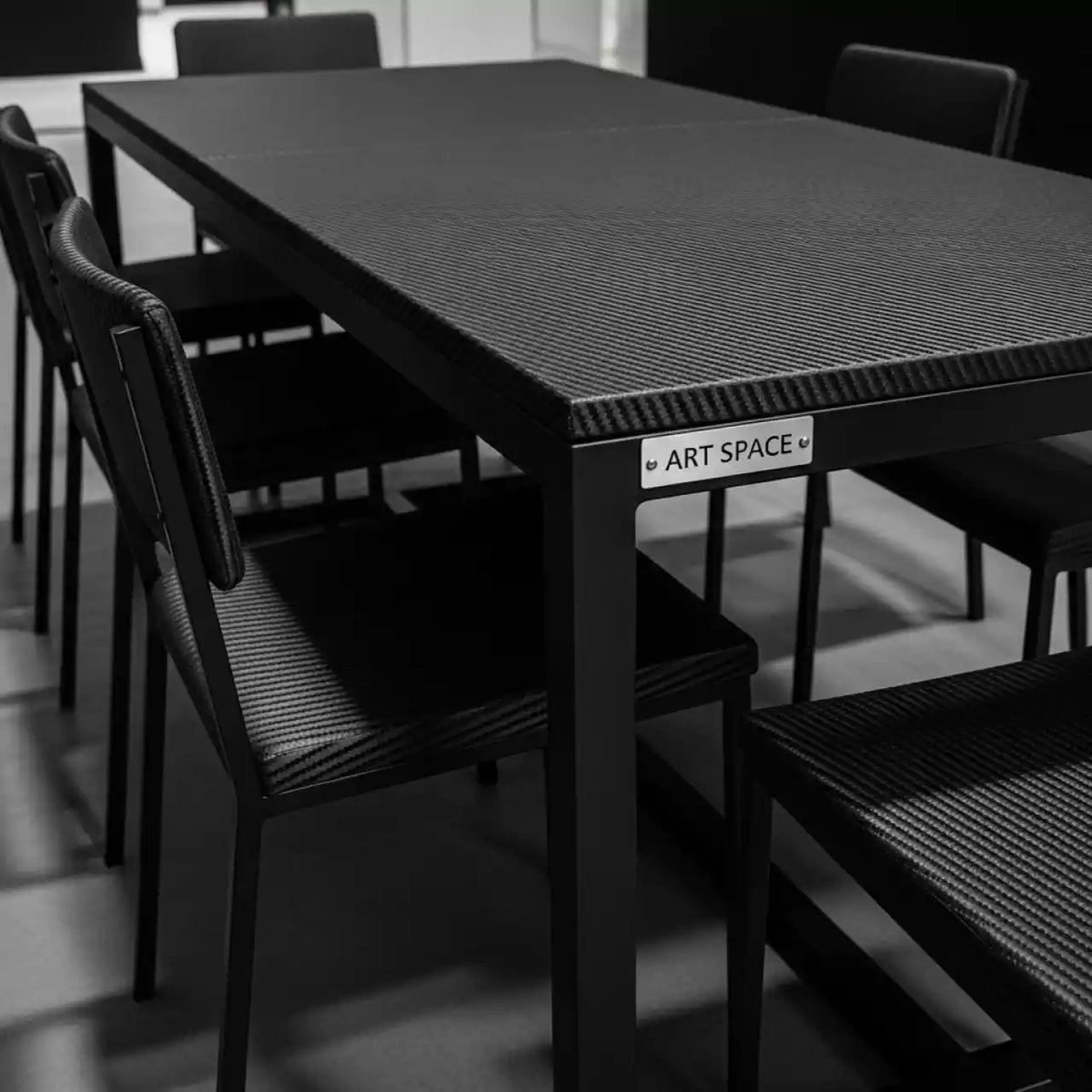 Аренда Комплект мебели Malia карбон черный 220 см в Mantera Supreme — ART SPACE
