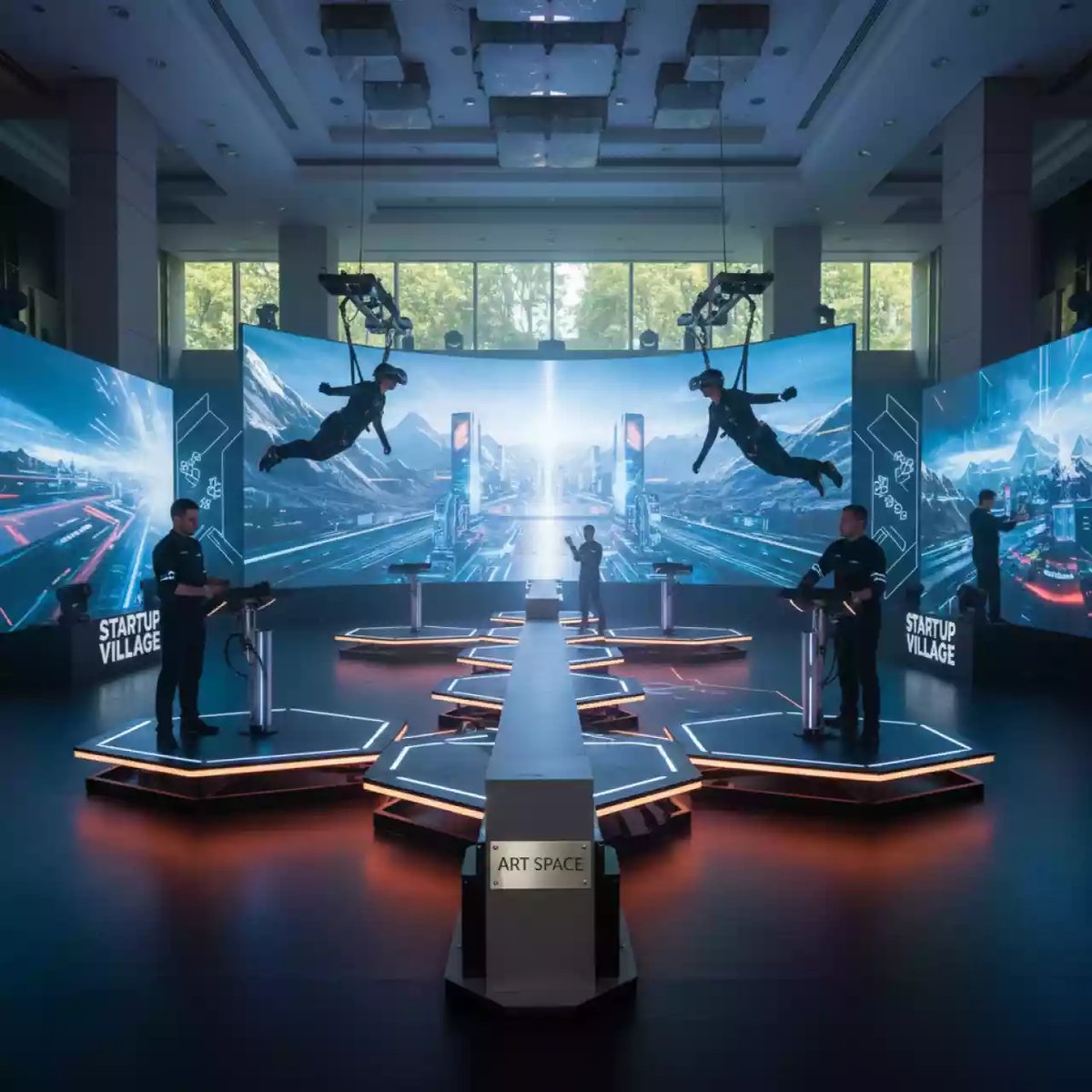 Аренда Комплект трассы для полетов BASE в City Park Hotel Sochi — ART SPACE