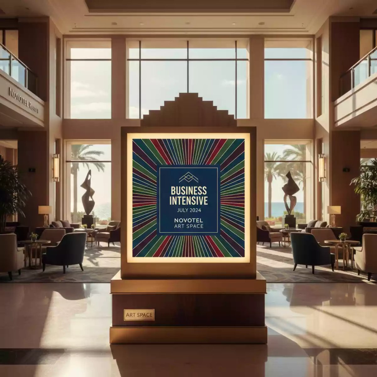 Аренда Короба световые и вывески в Novotel Resort — ART SPACE