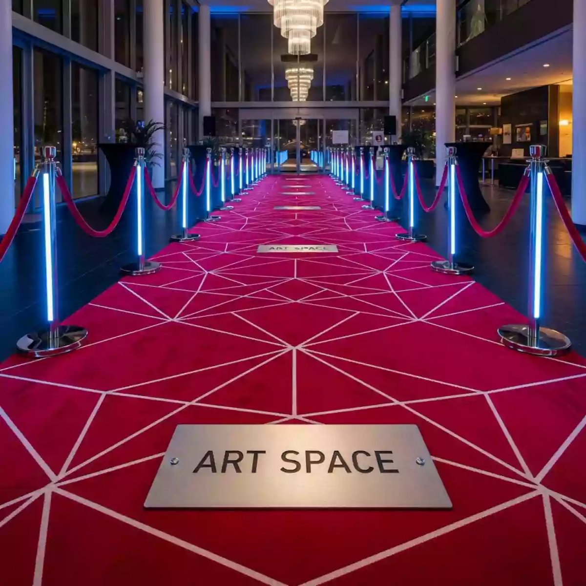Аренда Красная ковровая дорожка 50 м² в Mövenpick Hotel — ART SPACE