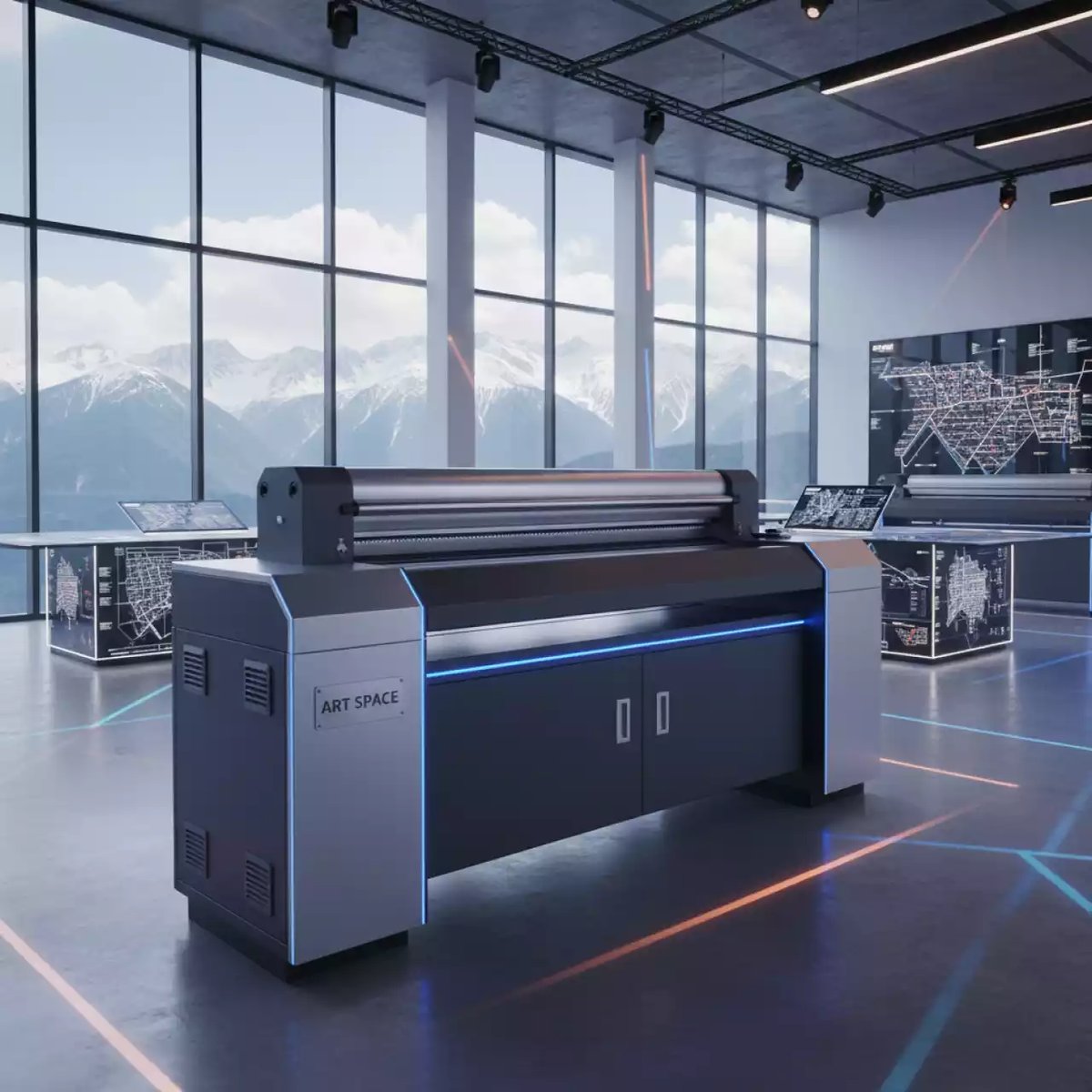 Аренда Ламинатор рулонный Mefu MF2300 F2 Trimmer в Skypark Sochi — ART SPACE