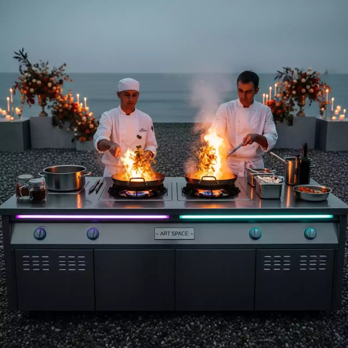 Аренда Мастер класс по приготовлению Wok на пляже «Ривьера» — ART SPACE