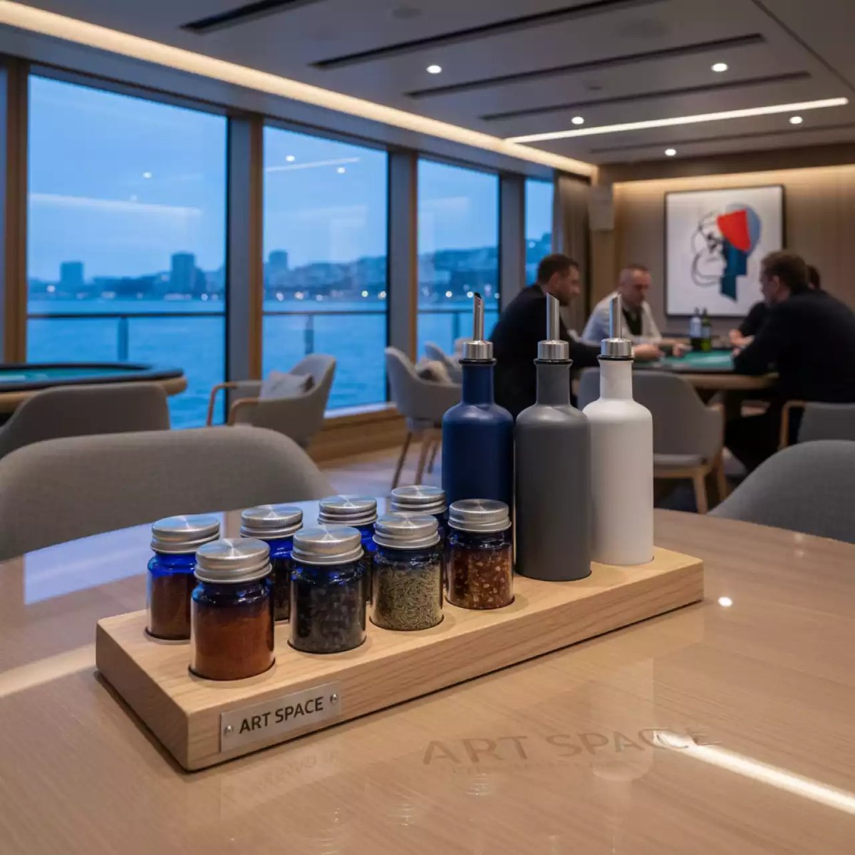 Аренда Набор для специй и масла на VIP теплоходе (Морпорт