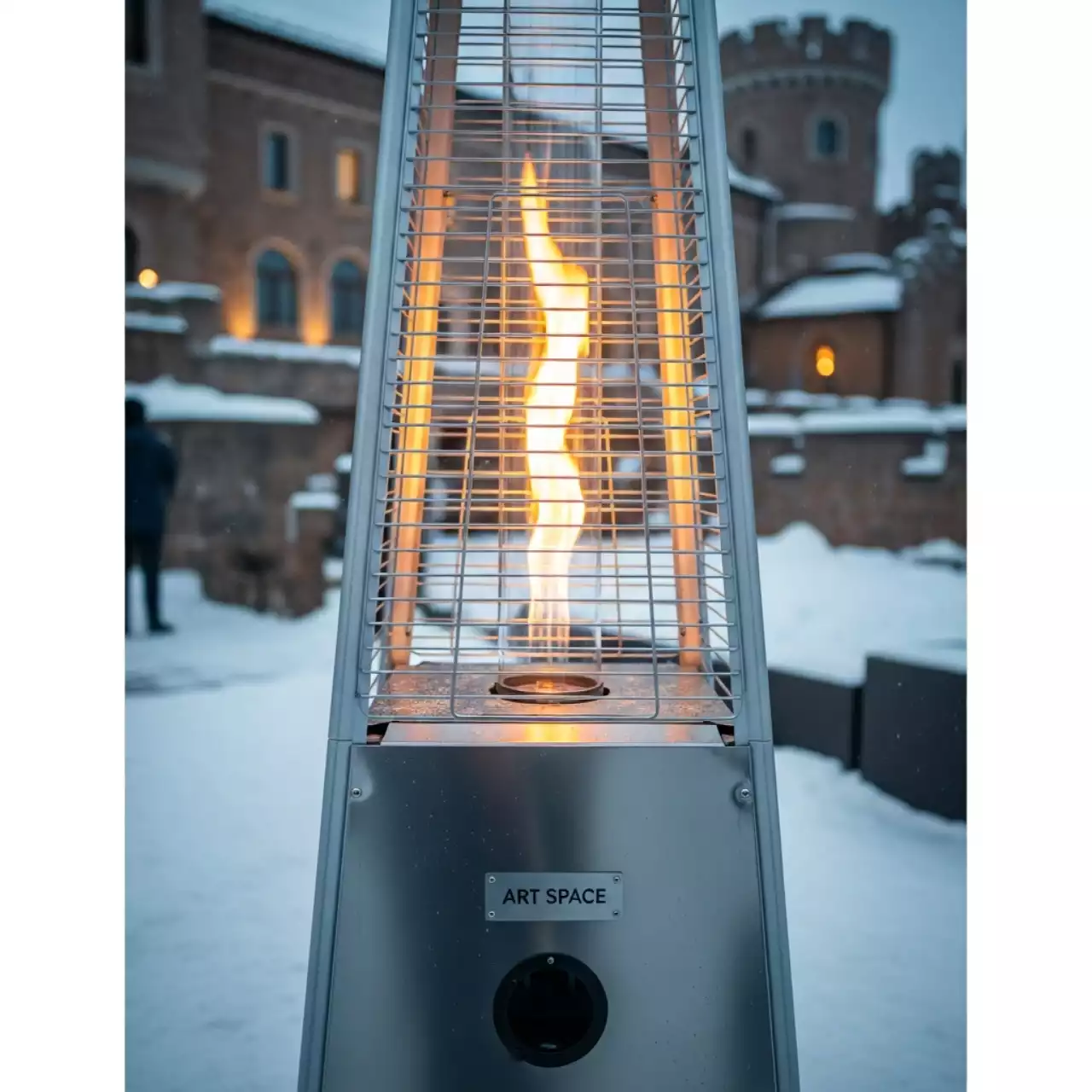 Аренда Обогреватель Aesto A 07T нержавеющая сталь высота 2,11 м