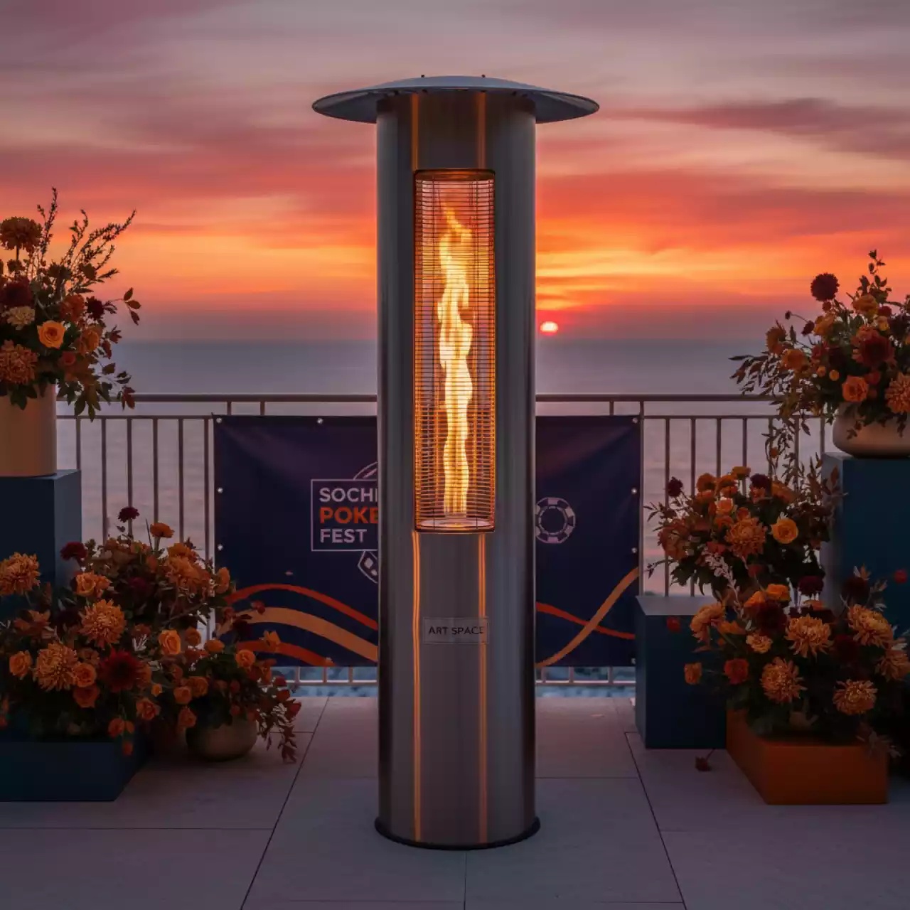 Аренда Обогреватель газовый уличный Ställeh VärmGas Steel в отеле Radisson Lazurnaya — ART SPACE