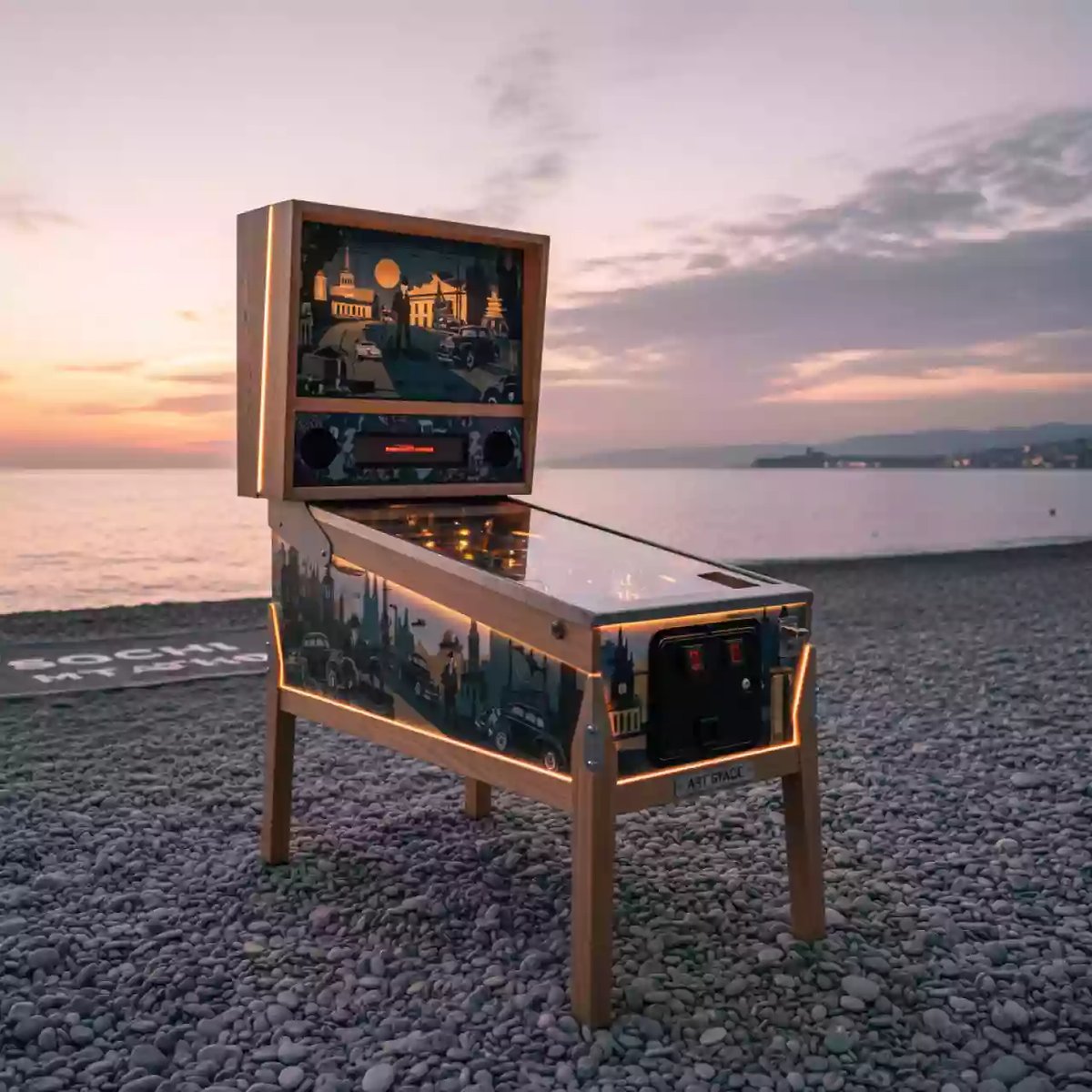 Аренда Пинбол в стиле "Мафия" на пляже «Маяк» — ART SPACE