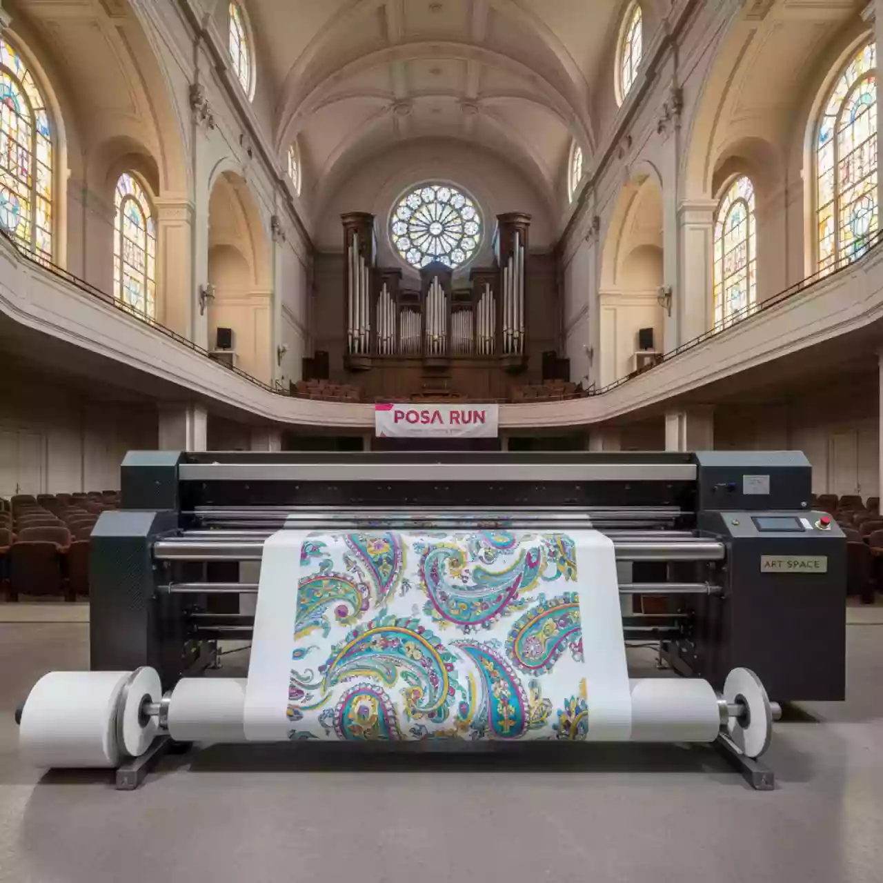 Аренда Плоттер текстильный Epson SureColor SC F2200 в Зале органной и камерной музыки — ART SPACE